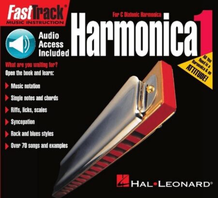 FastTrack Mini Harmonica Method Book 1 by Blake Neely