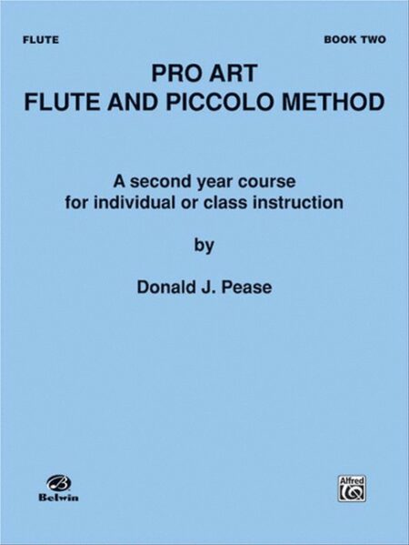 Pro Art Flute and Piccolo Method Book 2 by