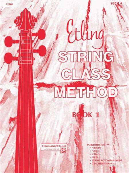 Etling String Class Method Book 1 Viola by Forest Etling