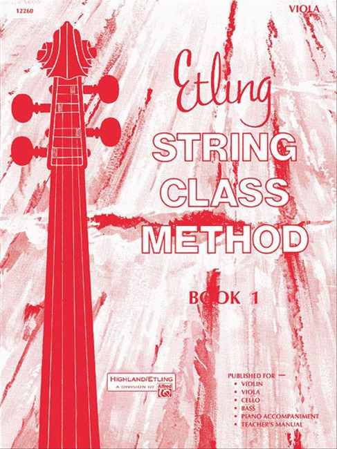 Etling String Class Method Book 1 Viola by Forest Etling