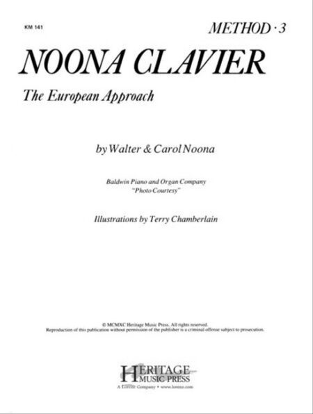 Noona Clavier Method Book 3 by Walter Noona