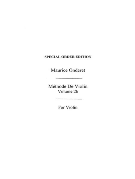 Violin Method Book 2b by