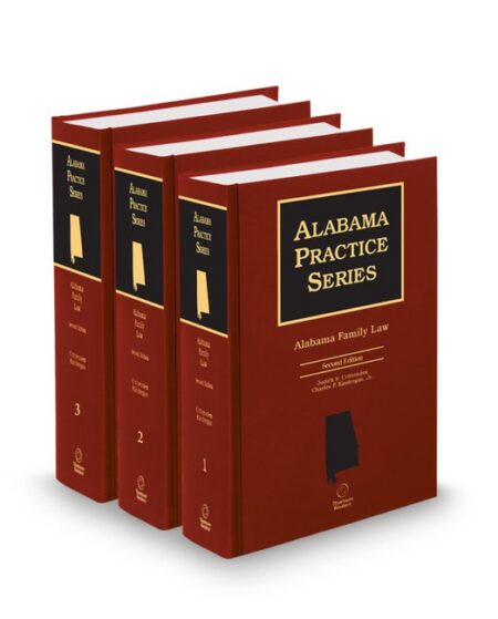 Alabama Family Law 2025 2026 ed by Charles P Kindregan Jr Professor Judith S Crittenden