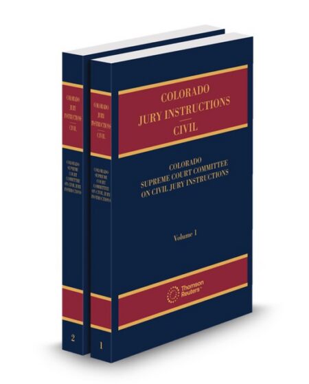 Colorado Jury Instruction Civil 2026 ed by the Colorado Supreme Court Committee on Civil Jury Instructions