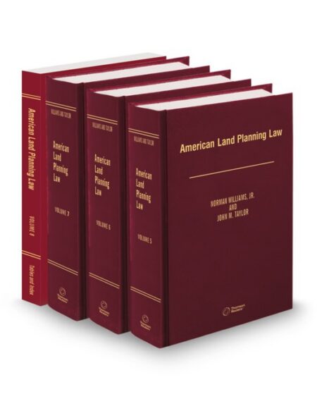 American Land Planning Law 2026 ed by John M Taylor Norman Williams Jr