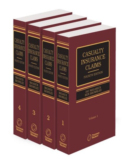 Casualty Insurance Claims 2026 ed by Ken Brownlee Pat Magarick