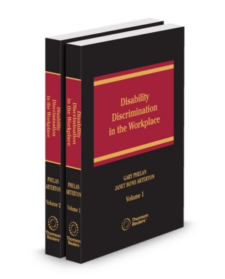 Disability Discrimination In The Workplace 2026 ed by Gary Phelan Janet Arterton