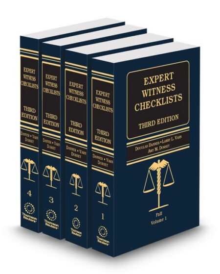 Expert Witness Checklists 2025 ed by Douglas Danner Larry L Varn