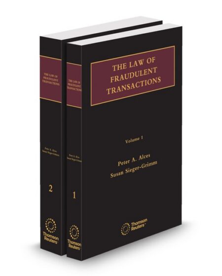 The Law of Fraudulent Transactions 2026 1 ed by Peter A Alces Susan Sieger Grimm