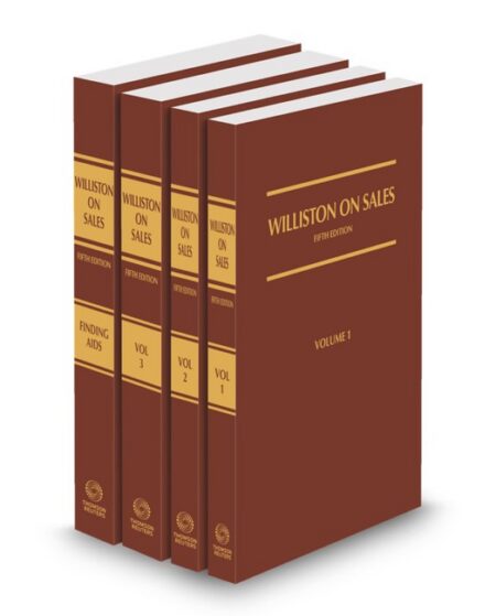 Williston On Sales by John R Fonseca Patricia F Fonseca