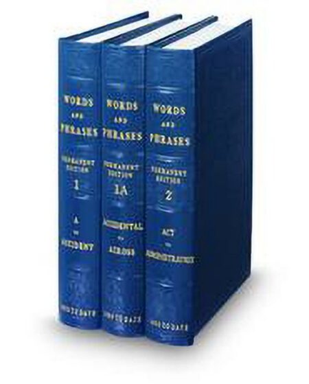 Words and Phrases by