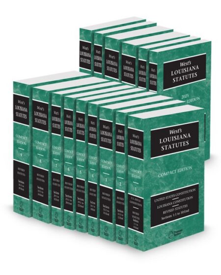 Louisiana Statutes 2025 Compact ed by