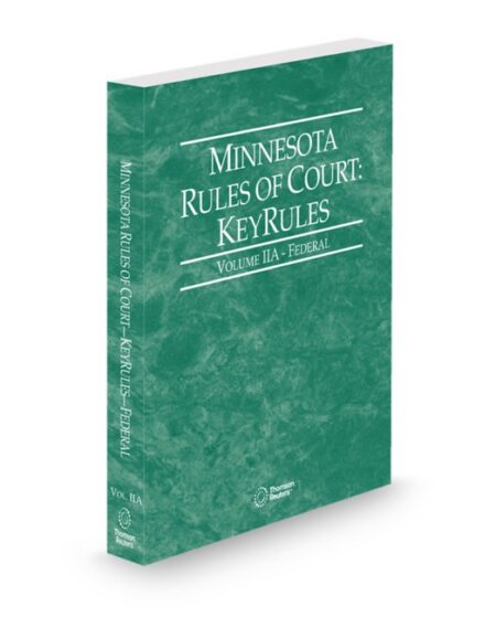 Minnesota Federal KeyRules V IIa 2026 ed by