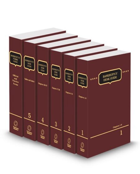 Bankruptcy Desk Guide With Forms 2026 1 ed by Michael J Stepan Publisher's Editorial Staff