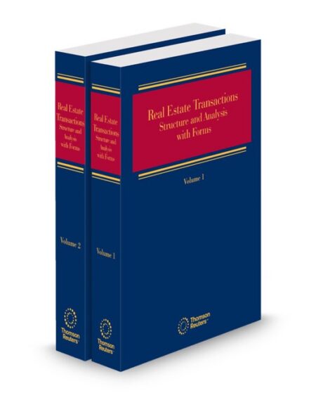 Real Estate Transactions Structure and Analysis With Forms 2026 1 ed by Alvin L Arnold Myron Kove