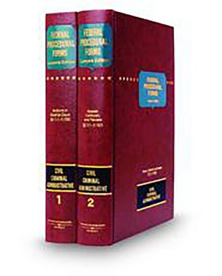 Federal Procedural Forms 2026 ed by