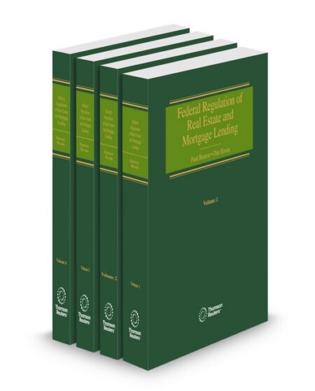 Federal Regulation of Real Estate and Mortgage Lending 2026 ed by Dan Rosin Michael A Berenson Paul Barron