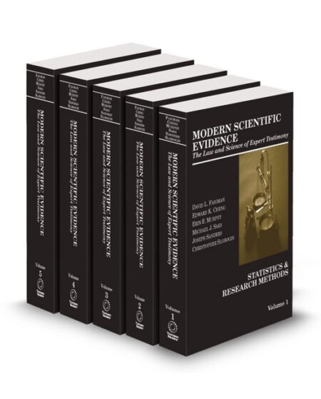 Modern Scientific Evidence The Law and Science of Expert Testimony (Faigman) 2025 2026 ed by Christopher Slobogin Vanderbilt David L Faigman Edward K Cheng Erin E Murphy Professor New York University School of Law Jennifer Mnookin Joseph Sanders Professor