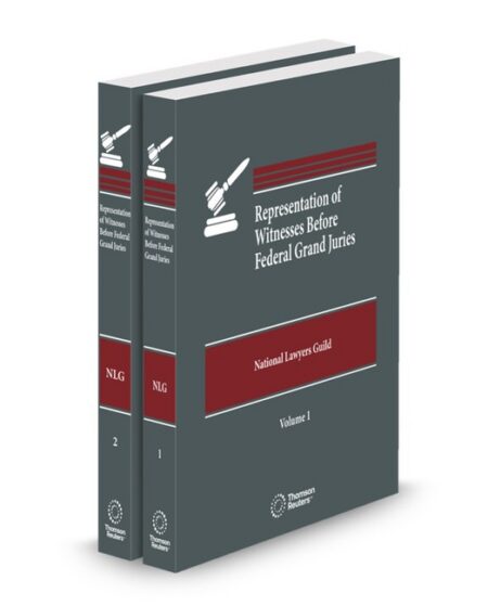 Representation of Witnesses Before Federal Grand Juries 4th 2025 1 ed by
