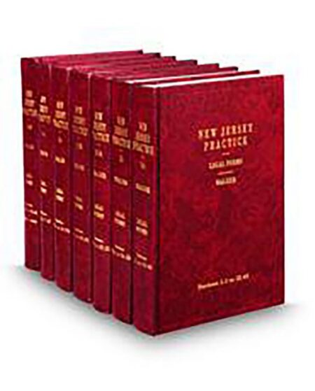 New Jersey Practice V 14 16B Legal Forms 2026 ed by James H Walzer