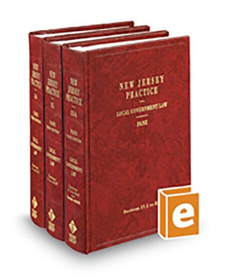 New Jersey Practice V 34 35A Local Government Law 2026 ed by Dennis M Galvin