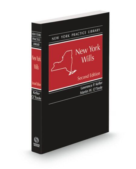New York Wills 2025 2026 ed by Martin O'Toole