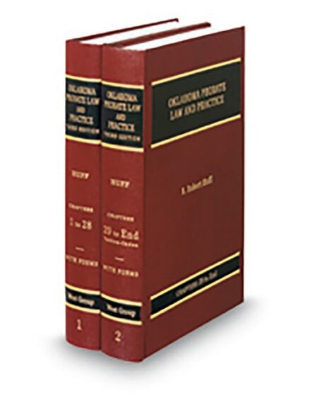 Oklahoma Probate Law and Practice V 1 and 2 2026 ed by R Robert Huff Varley H Taylor Jr