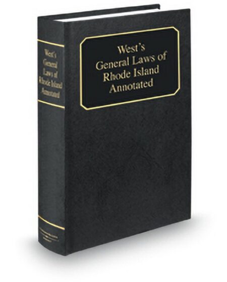 General Laws of Rhode Island Annotated by