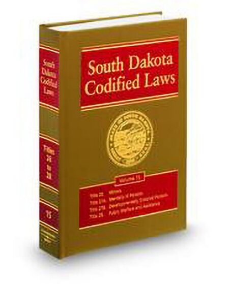 SD CODIFIED LAWS ANNO COURT RULES V 1 TITLE 15 CIVIL FULL SVC by