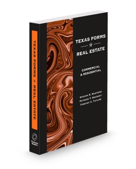 Texas Forms Real Estate 2026 ed by Patrick T Sharkey Steven R Martens Timothy C Taylor