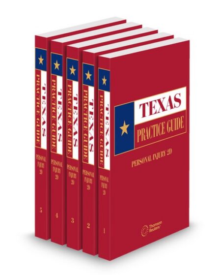 Texas Practice Guide Personal Injury 2026 ed by