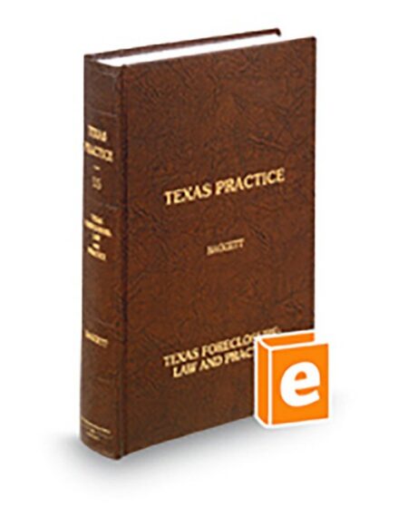 Texas Practice V 15 Foreclosure 2026 ed by W Mike Baggett
